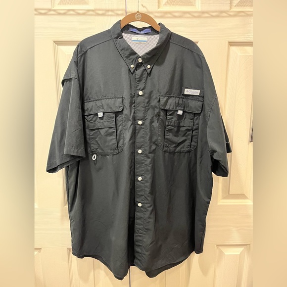 lightweight Columbia PFG, black fishing shirt in two XL - Picture 2 of 6